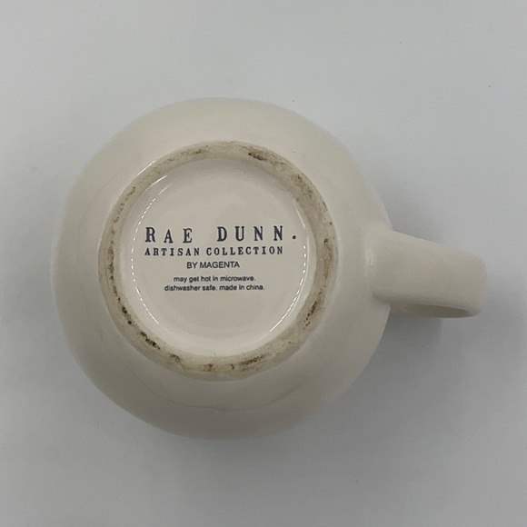 NWOT Rae Dunn by Magenta CREAM Oversized Creamer Pitcher Cup for Coffee or Tea - Picture 10 of 13